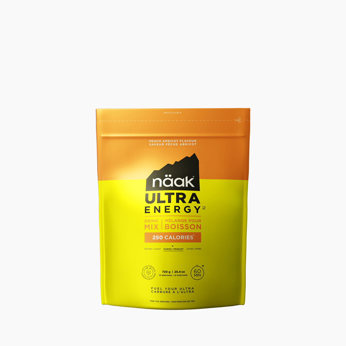 Boisson d'effort ULTRA™ 250 · Pêche Abricot · Sac