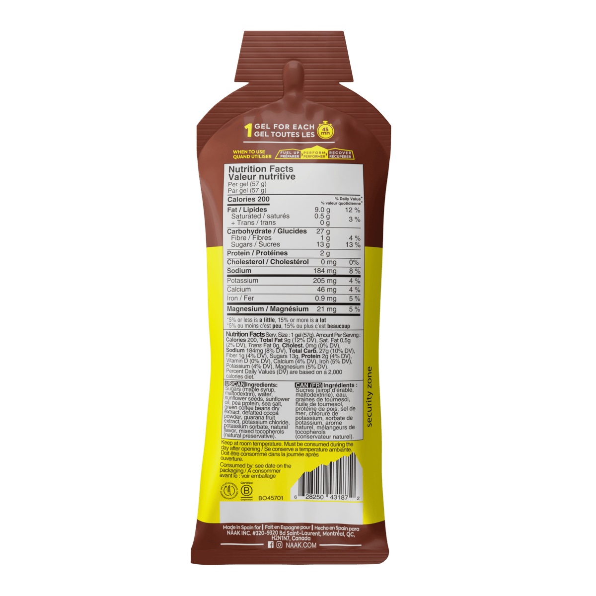 Näak CA Energy Gel | Chocolate