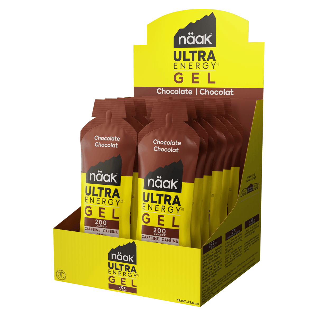 Näak CA Energy Gel | Chocolate (w/ caffeine)